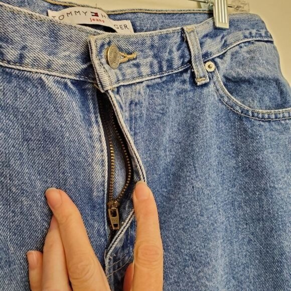 Tommy Hilfiger high rise straight leg jeans Y2K - Picture 5 of 13